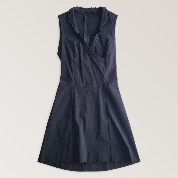 Black Party Christmas Mini Dress Cocktail Wavy V-neck Classic Dress Size… - Picture 2 of 5